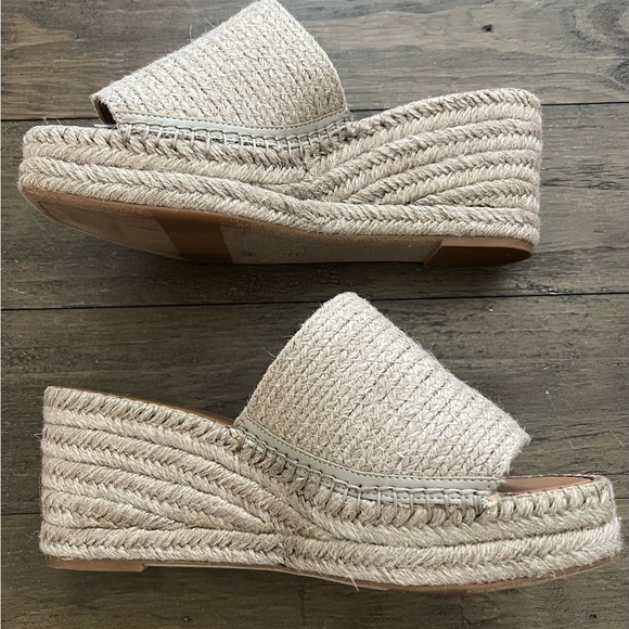 ✨NWOT✨ Nordstrom Jute Wedge Slide Sandal - Picture 1 of 6